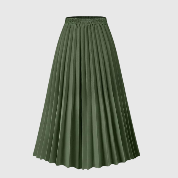 Pleated Midi Skirt