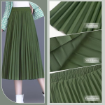 Pleated Midi Skirt