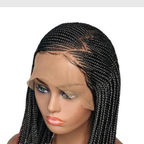 Black Zig Zag Braided Wig